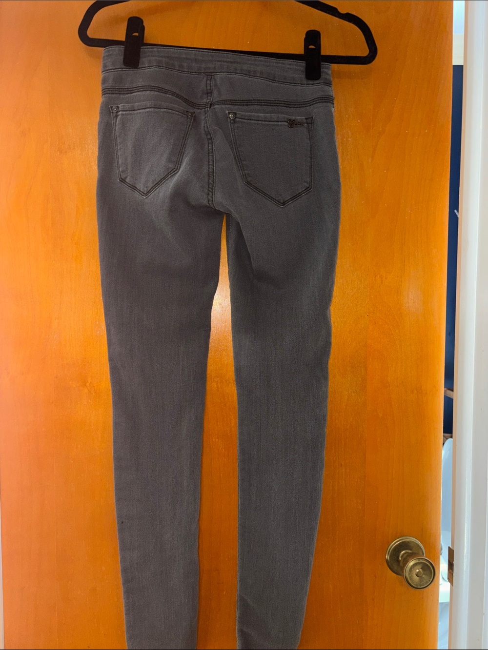 Vintage Y2K Guess Women's Gray Slim Jeggings